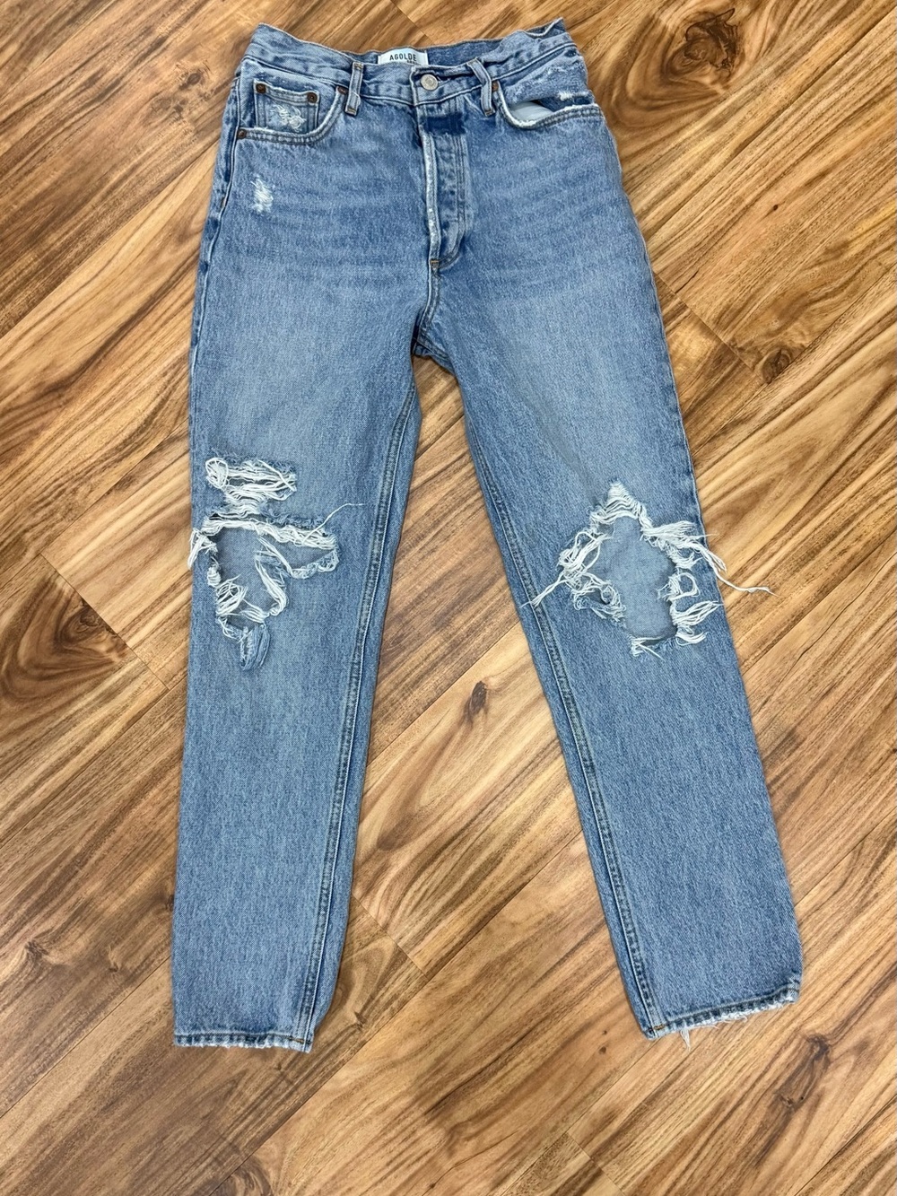 AGOLDE 90s Mid-Rise Loose Jean Fallout Distressed Button Fly-25
